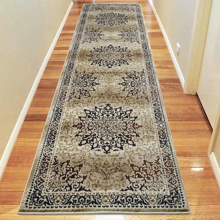 Serena 892 Beige Round Rugs Saray Rugs
