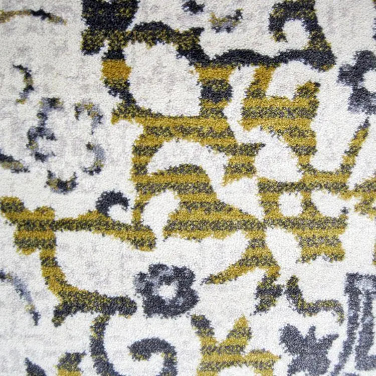 Serena 892 Gold Round Rugs Saray Rugs