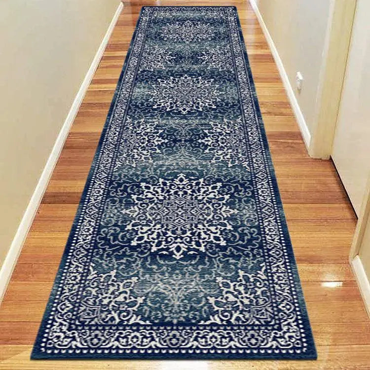 Serena 892 Navy Hallway Runner Saray Rugs