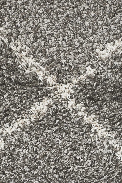 Sila 22 Grey Shaggy Rug Unitex