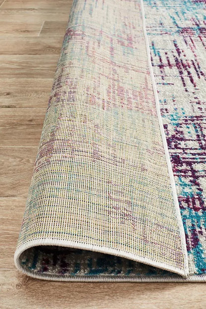 Skyler Abstract Rug Grey Blue Purple Rug Culture
