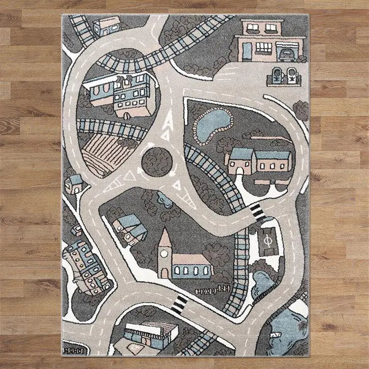 Smart Kids 7540 Grey Rug Saray Rugs