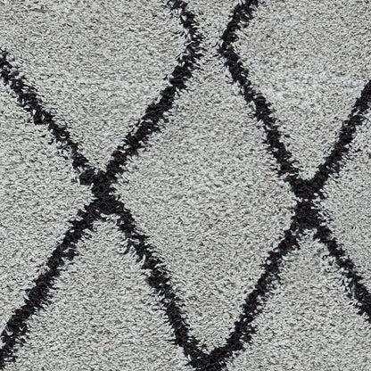 Sorento 346 Grey soft Shaggy Rug Saray Rugs