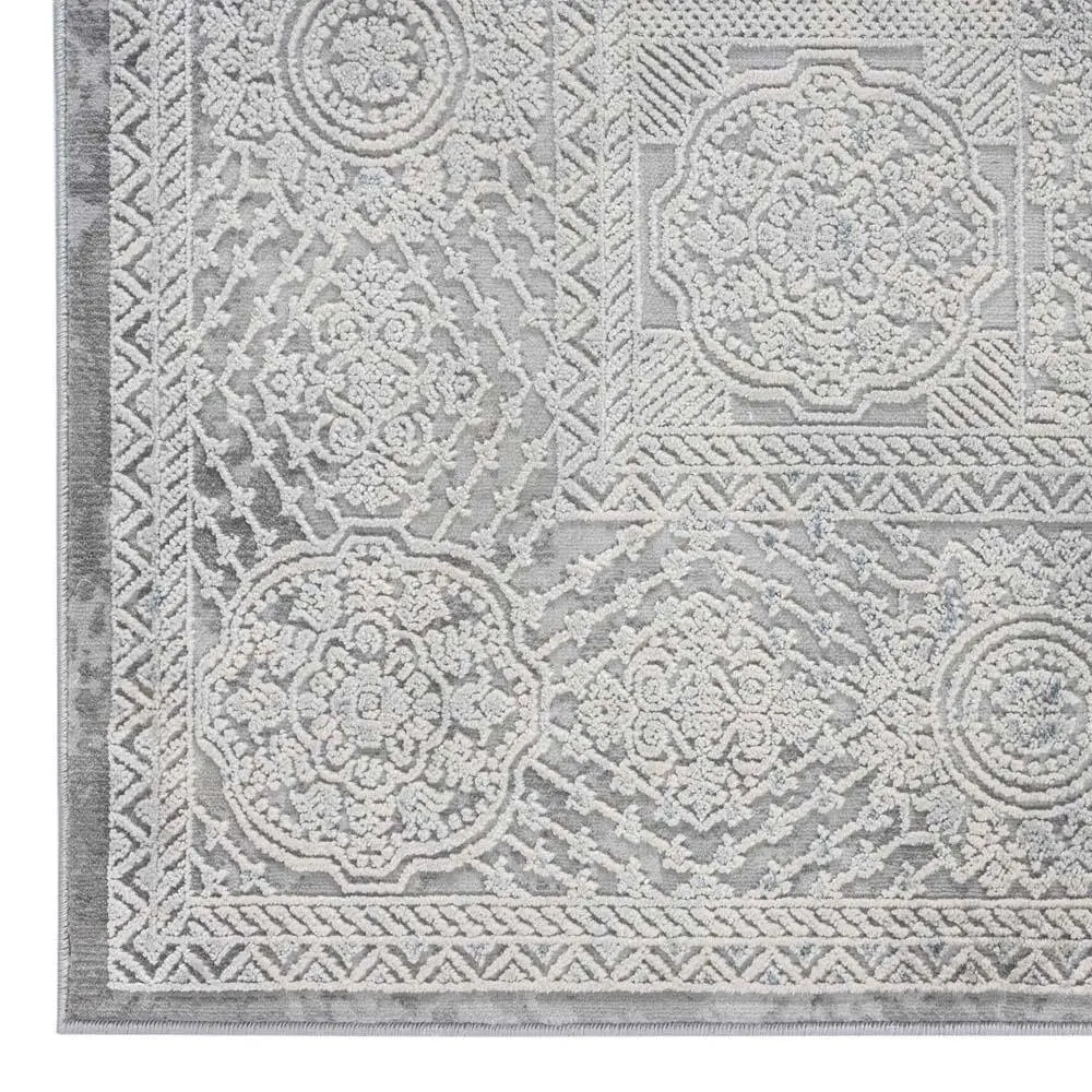 Starlight 540 Grey Rug, Modern Rugs Collection, Machine-knotted, Easy to Clean, Stain Resistant Saray Rugs