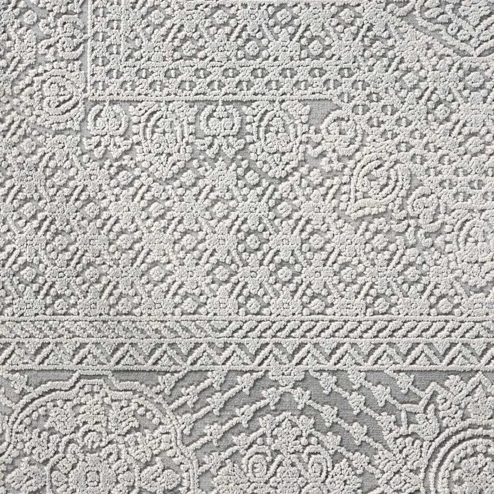 Starlight 540 Grey Rug, Modern Rugs Collection, Machine-knotted, Easy to Clean, Stain Resistant Saray Rugs