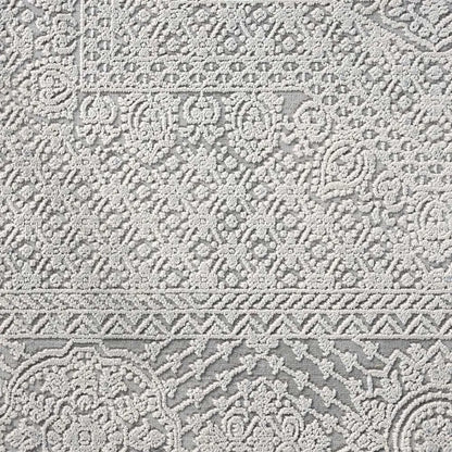 Starlight 540 Grey Rug, Modern Rugs Collection, Machine-knotted, Easy to Clean, Stain Resistant Saray Rugs