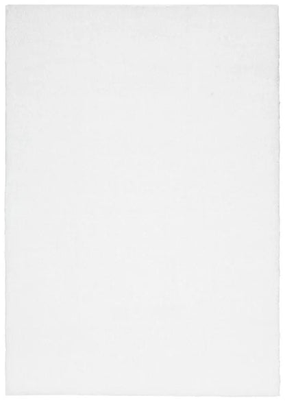 Sydney White Silky Shaggy Rug RUG CULTURE