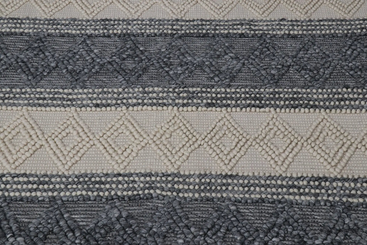 Valley Grey Wool Rug The Rug Co