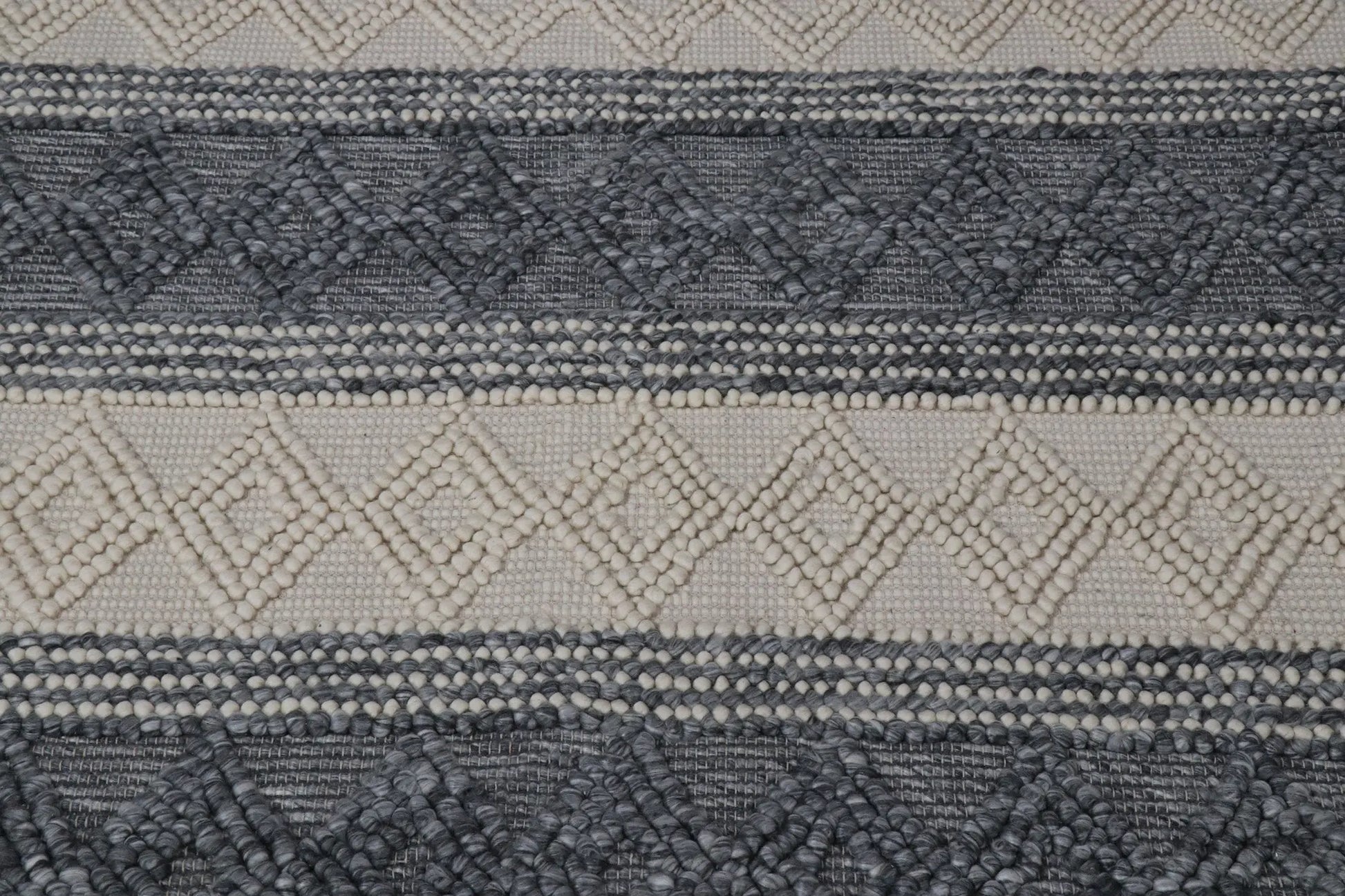 Valley Grey Wool Rug The Rug Co