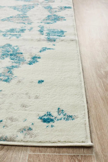Vanessa Modern Rug Blue Grey White Rug Culture