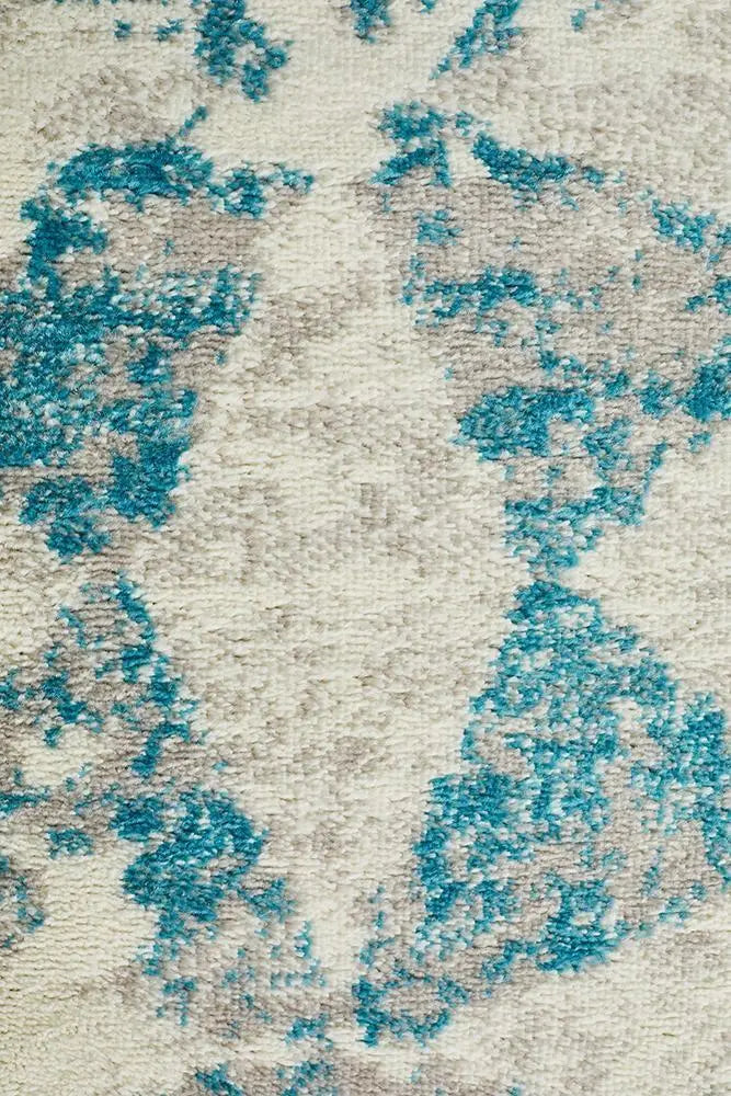 Vanessa Modern Rug Blue Grey White Rug Culture