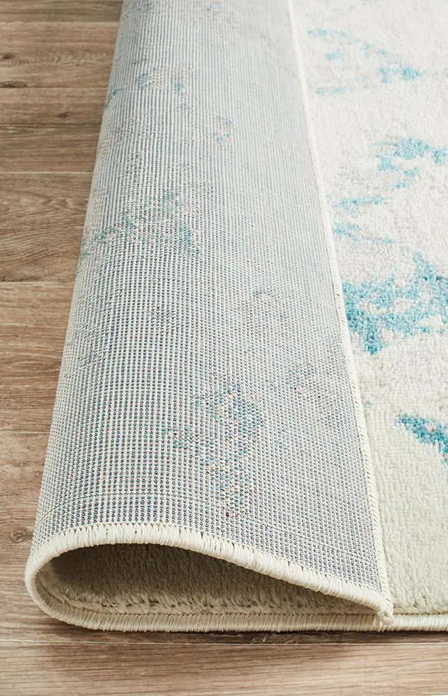 Vanessa Modern Rug Blue Grey White Rug Culture