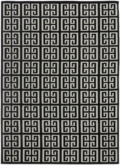 Yakamoz Brenda Black & Gold Rug RUG CULTURE