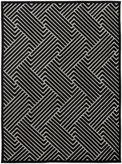 Yakamoz Cindy Black & Gold Rug RUG CULTURE