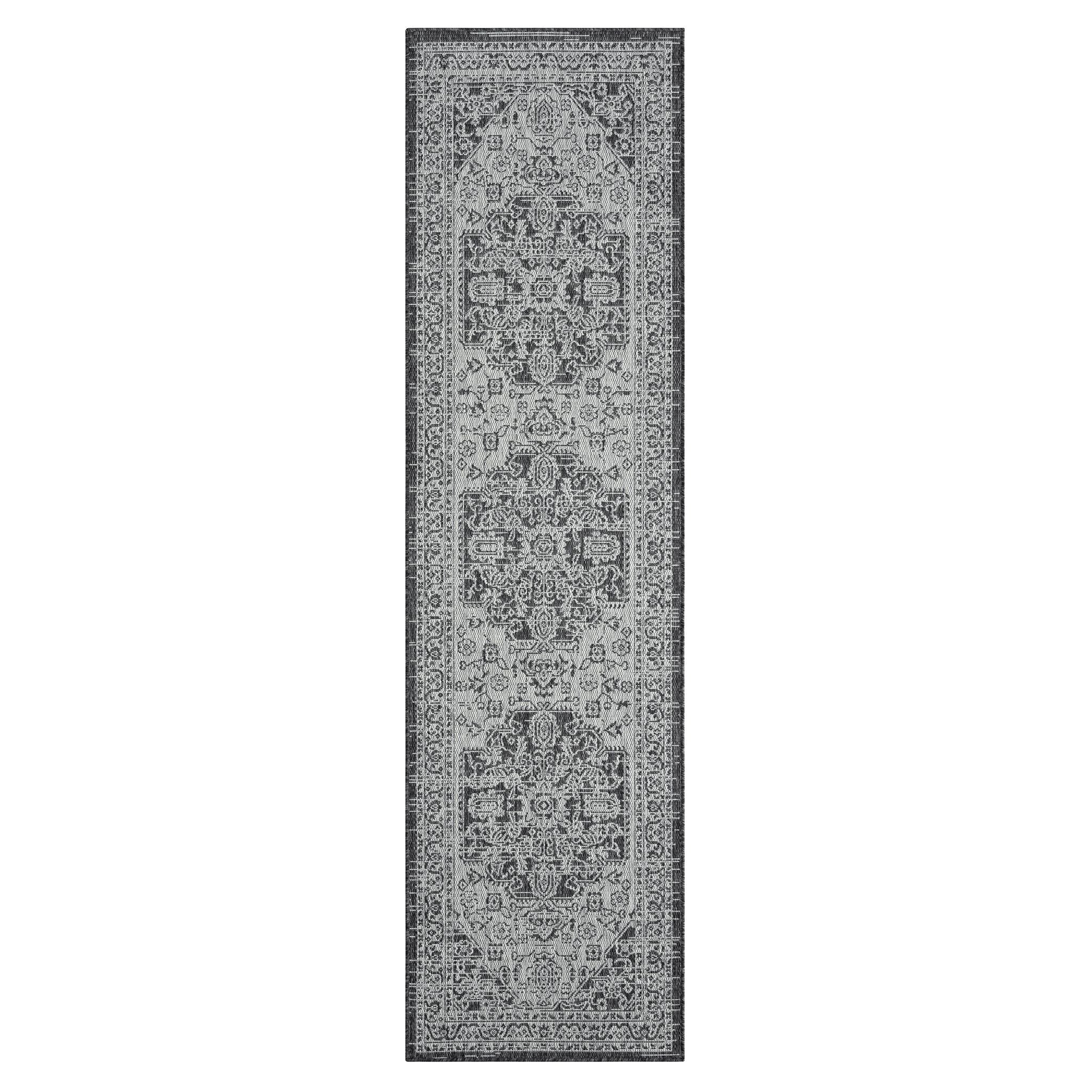 Alfresco 424 Slate Runner Saray Rugs