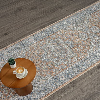 Easy 366 Indigo Runner Saray Rugs