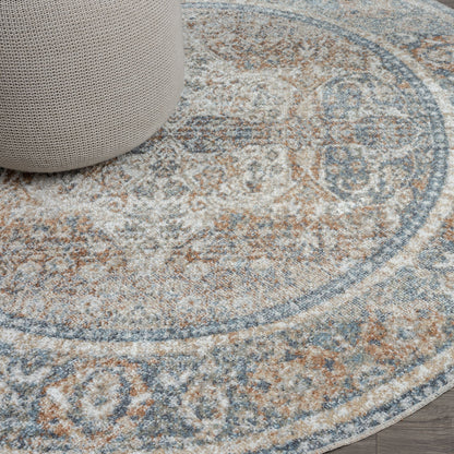 Easy 364 Coral Round Saray Rugs