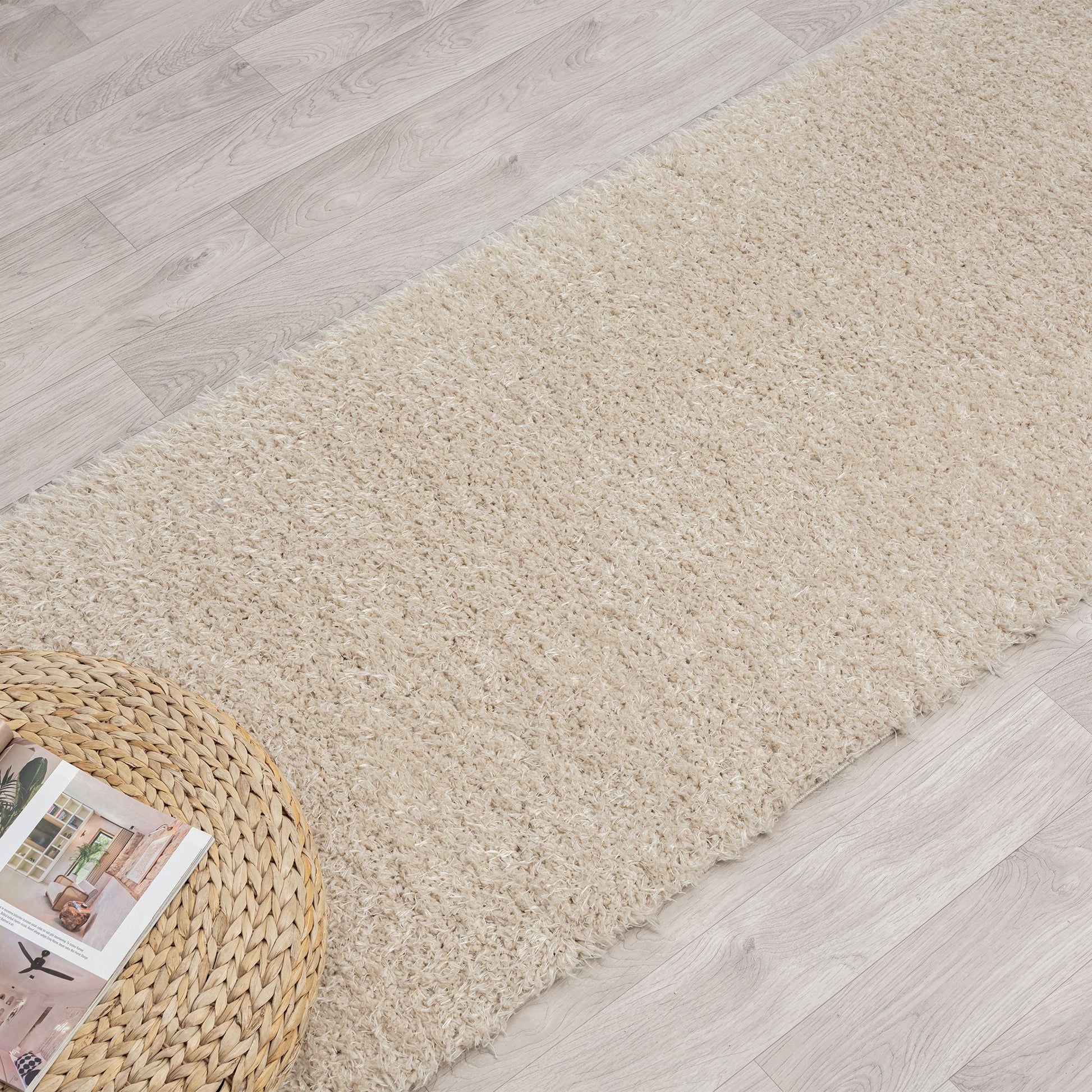 Fleecy 394 Fawn Runner Saray Rugs